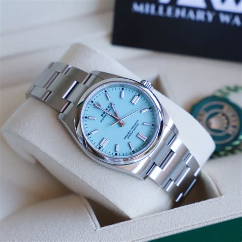 rolex in acqua|rolex tiffany blue price.